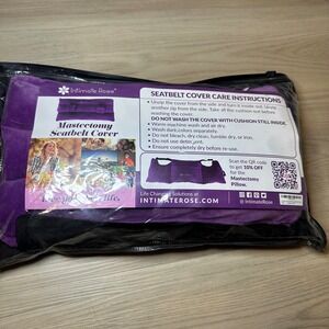 Intimate Rose Purple Mastectomy Seatbelt Cover Cushion Pillow Belt